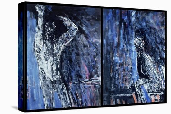 Naked Man and Naked Woman, 1990-Stephen Finer-Stretched Canvas