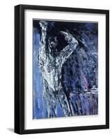 Naked Man, Left Hand Panel of a Diptych, 1990-Stephen Finer-Framed Giclee Print