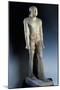 Naked Man, Painted Limestone Statue, from Saqqara, Old Kingdom, Dynasty V-null-Mounted Giclee Print