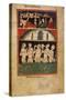 Naked Men and Women Bathing, Medieval Manuscript Painting-null-Stretched Canvas