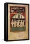 Naked Men and Women Bathing, Medieval Manuscript Painting-null-Framed Stretched Canvas