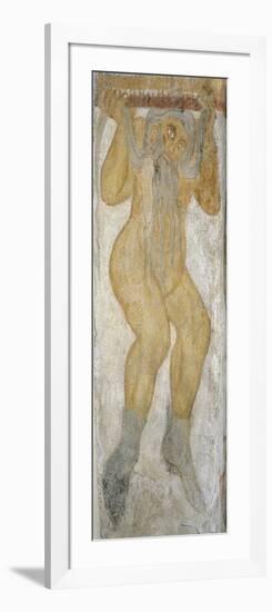 Naked Telamon, Fresco, San Giacomo-null-Framed Giclee Print