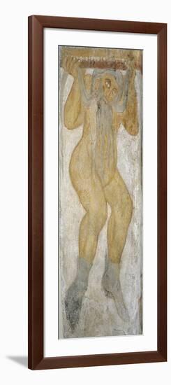 Naked Telamon, Fresco, San Giacomo-null-Framed Giclee Print