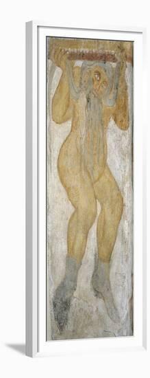 Naked Telamon, Fresco, San Giacomo-null-Framed Giclee Print