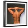 Naked Torso (back View) of An Athletic Young Man-Phil Jude-Framed Premium Photographic Print