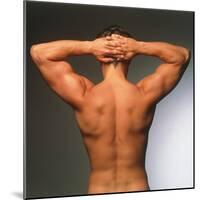 Naked Torso (back View) of An Athletic Young Man-Phil Jude-Mounted Premium Photographic Print