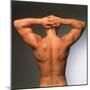 Naked Torso (back View) of An Athletic Young Man-Phil Jude-Mounted Premium Photographic Print