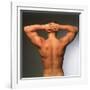 Naked Torso (back View) of An Athletic Young Man-Phil Jude-Framed Photographic Print