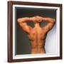 Naked Torso (back View) of An Athletic Young Man-Phil Jude-Framed Photographic Print