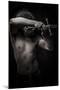 Naked Warrior Carrying Steel Sword-outsiderzone-Mounted Photographic Print