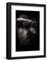 Naked Warrior Carrying Steel Sword-outsiderzone-Framed Photographic Print