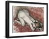 Naked Woman Kneeling, Circa 1889-1895-David Gilmour Blythe-Framed Giclee Print