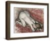 Naked Woman Kneeling, Circa 1889-1895-David Gilmour Blythe-Framed Giclee Print