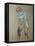 Naked Woman Putting a Stocking On-Henri de Toulouse-Lautrec-Framed Stretched Canvas