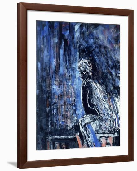 Naked Woman, Right Hand Panel of a Diptych, 1990-Stephen Finer-Framed Giclee Print