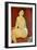 Naked Woman Seated Painting by Amedeo Modigliani (1884-1920) 1917 Sun. 1X0,65 M Collection Privee --Amedeo Modigliani-Framed Giclee Print