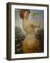 Naked Woman with a Bird in the Green, 1881-Olaf Isaachsen-Framed Giclee Print