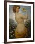 Naked Woman with a Bird in the Green, 1881-Olaf Isaachsen-Framed Giclee Print