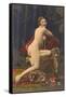 Naked Woman with Pearls-null-Framed Stretched Canvas