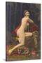 Naked Woman with Pearls-null-Stretched Canvas