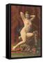 Naked Woman with Pearls-null-Framed Stretched Canvas