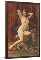 Naked Woman with Pearls-null-Framed Art Print