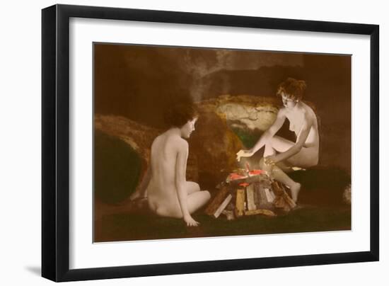 Naked Women by Campfire-null-Framed Art Print