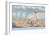 Naked Women on Rocky Shore, Santa Barbara, California-null-Framed Art Print