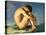 Naked Young Man Sitting by the Sea, 1836-Hippolyte Flandrin-Stretched Canvas