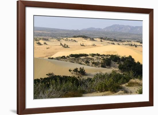 Nam Cuong Dunes, Phan Rang, Ninh Thuan Province, Vietnam, Indochina, Southeast Asia, Asia-Nathalie Cuvelier-Framed Photographic Print