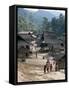 Nam Ded Mai Akha Village, Maung Sing, Laos, Indochina, Southeast Asia-Jane Sweeney-Framed Stretched Canvas