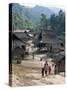 Nam Ded Mai Akha Village, Maung Sing, Laos, Indochina, Southeast Asia-Jane Sweeney-Stretched Canvas