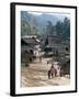 Nam Ded Mai Akha Village, Maung Sing, Laos, Indochina, Southeast Asia-Jane Sweeney-Framed Photographic Print