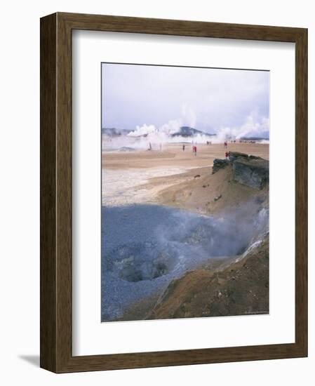 Namafjall Geothermal Area, North East, Iceland, Polar Regions-Geoff Renner-Framed Photographic Print