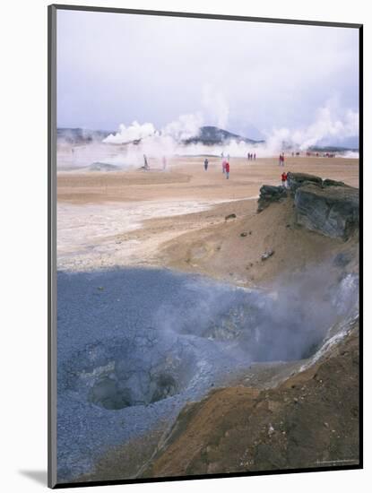 Namafjall Geothermal Area, North East, Iceland, Polar Regions-Geoff Renner-Mounted Photographic Print