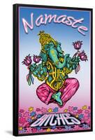 Namaste B*tches-null-Framed Poster