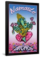Namaste B*tches-null-Framed Poster