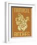 Namaste Bitches 2-ALI Chris-Framed Giclee Print