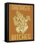 Namaste Bitches 2-ALI Chris-Framed Stretched Canvas