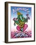 Namaste Bitches-ALI Chris-Framed Giclee Print