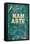 Namaste Typography-Sarah Manovski-Framed Stretched Canvas