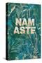 Namaste Typography-Sarah Manovski-Stretched Canvas