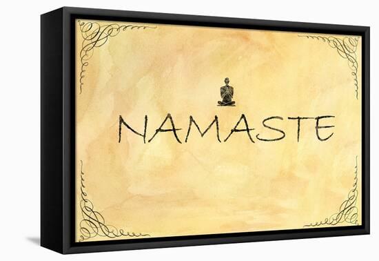 Namaste-null-Framed Stretched Canvas
