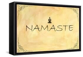 Namaste-null-Framed Stretched Canvas