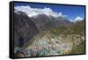 Namche Bazaar, Nepal, Himalayas, Asia-Peter Barritt-Framed Stretched Canvas