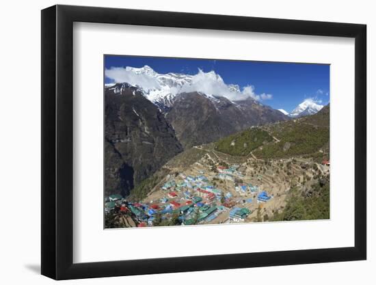 Namche Bazaar, Nepal, Himalayas, Asia-Peter Barritt-Framed Photographic Print