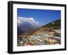 Namche Bazar, Solu Khumbu Everest Region, Sagarmatha National Park, Himalayas, Nepal, Asia-Christian Kober-Framed Photographic Print