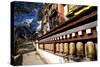 Namche Gompa (Monastery), Namche Bazaar, Solu Khumbu Region, Nepal, Himalayas, Asia-Ben Pipe-Stretched Canvas