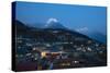 Namche in the Khumbu Region, Himalayas, Nepal, Asia-Alex Treadway-Stretched Canvas