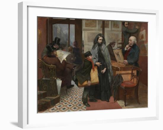 Nameless and Friendless, "The Rich Man's Wealth Is His Strong City, Etc." - Proverbs, X, 15-Emily Osborn-Framed Giclee Print